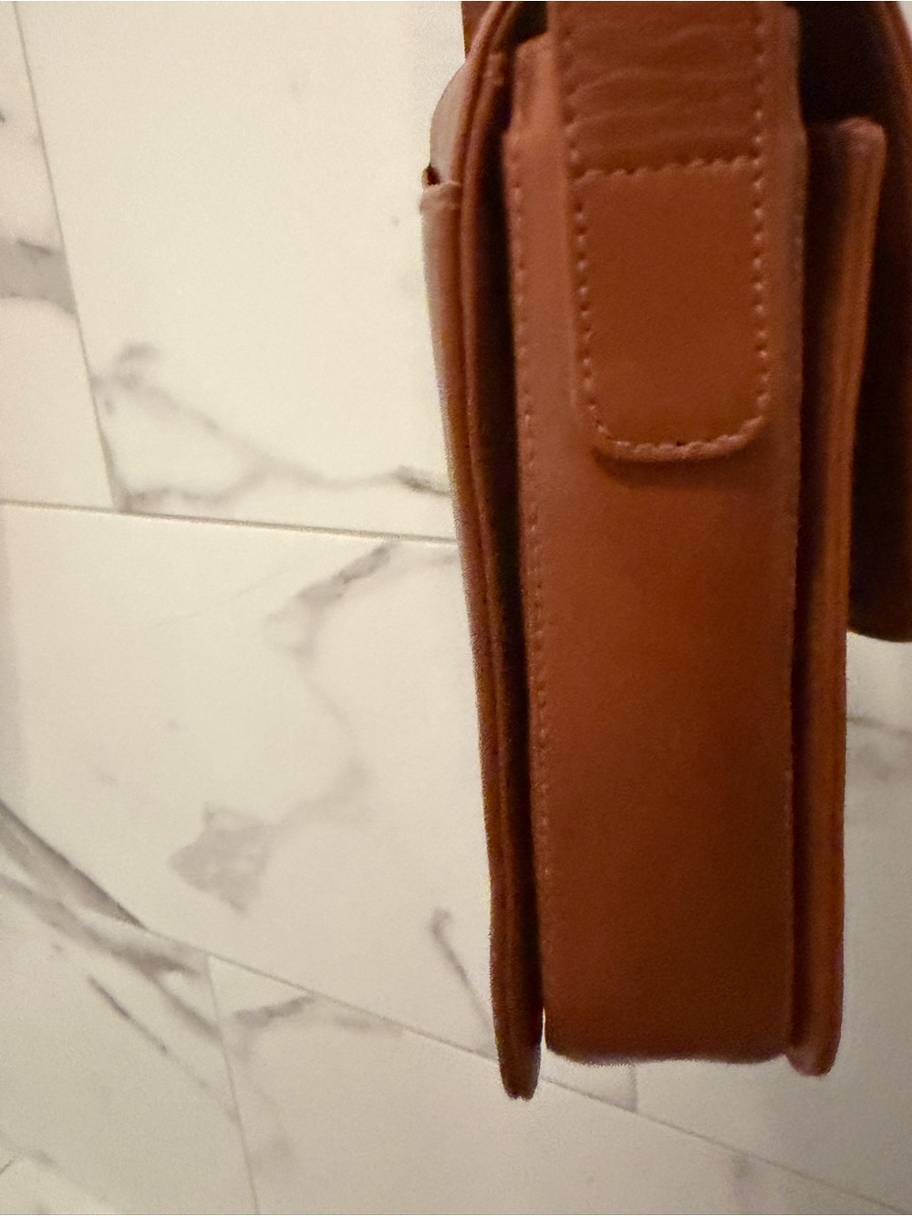 Everyday Leather Crossbody Bag in Brown - Picture 12 of 14